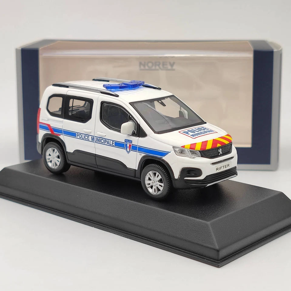 Norev 1/43 Peugeot Rifter Police Municipale 2019 Diecast Models Car Collection Foto 2 de 4
