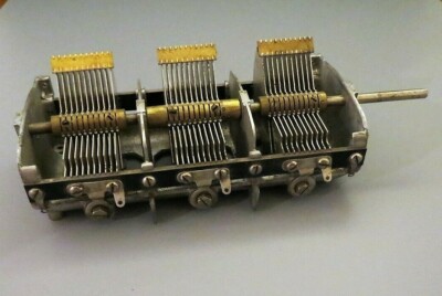 Vintage Three Section Tuning Condenser (NOS)