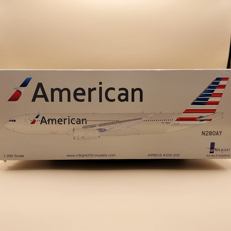 INFLIGHT 1/200 AIRBUS A330-200 American Airlines N280AY IF3320916 airplane model - Image 3 of 4