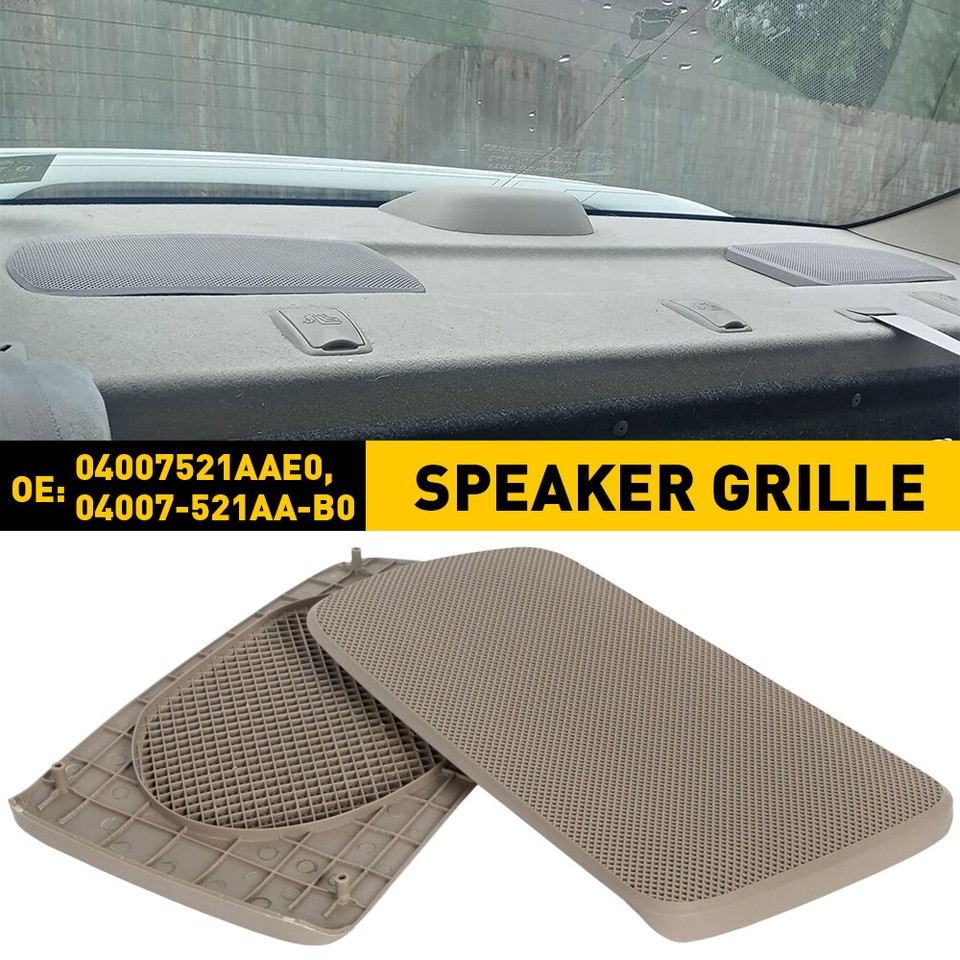 Pair Tan Rear Speaker Grille Covers For Toyota Camry 2002 2003 2004