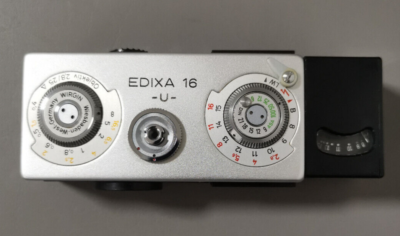 Wirgin Edixa 16 – U- 1:2,8/25 Travegar Obj. Miniaturkamera mit