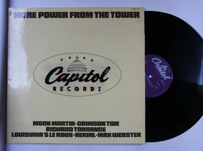 More Power From The Tower Ger LP 1978 FOC Moon Martin Max Webster Crimson Tide