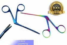2PCS GERMAN HARTMAN ALLIGATOR MICRO FORCEPS 3.5" TITANIUM ENT INSTRUMENTS