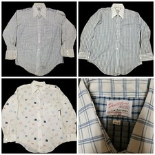 Lot of 3 Vintage 60s/70s Dectolene Knits by Arrow Men's Shirt Factory Stamped