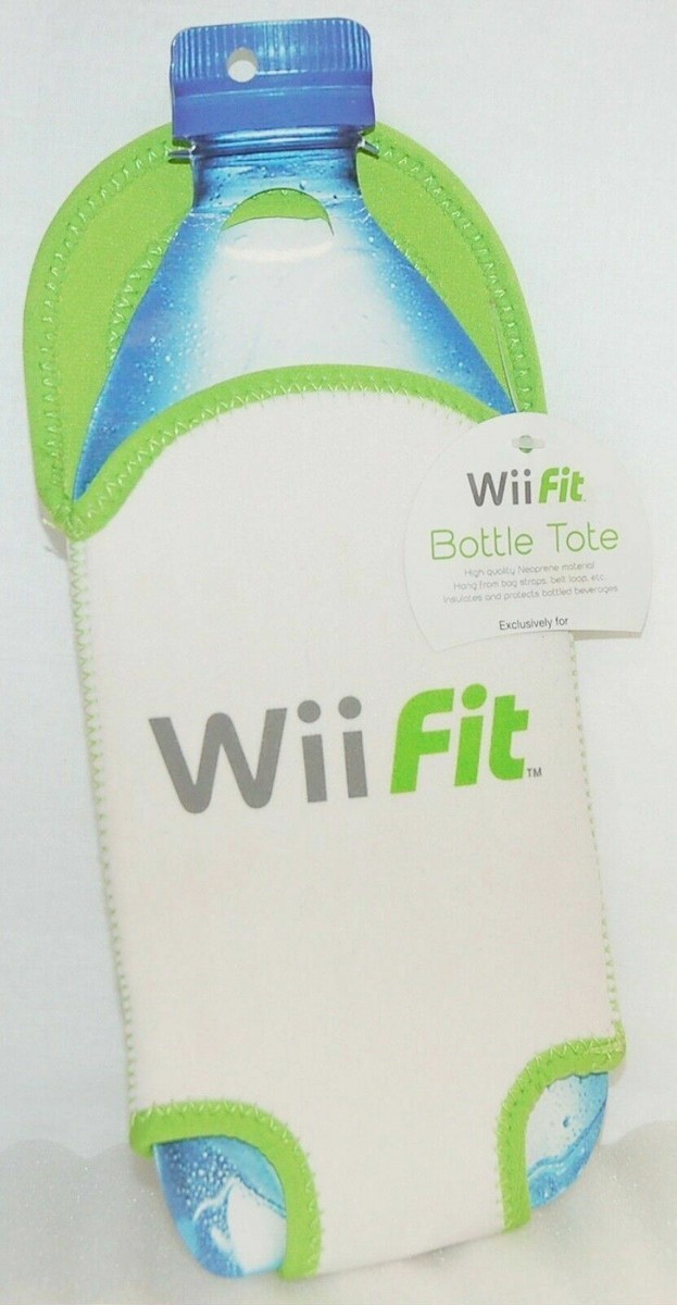 NEW Official Nintendo Wii Fit WHITE Fitness Bottle Tote Beverage