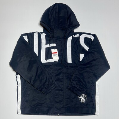 Nike Women's Large Ambush Brooklyn Nets Jacket Black DB8576-010