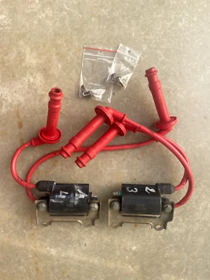 Bobines d'allumage + câbles antiparasites, HONDA CBR600FV, OEM: 30510-KT7-023 - Photo 1/4