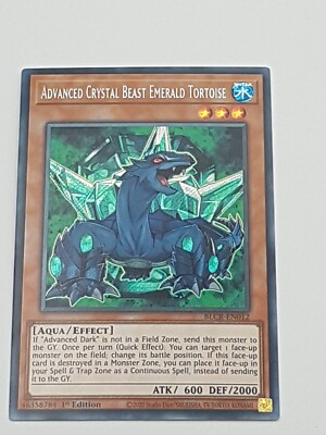 Yu-Gi-Oh! Einzelkarte Advanced Crystal Beast Emerald Tortoise NM