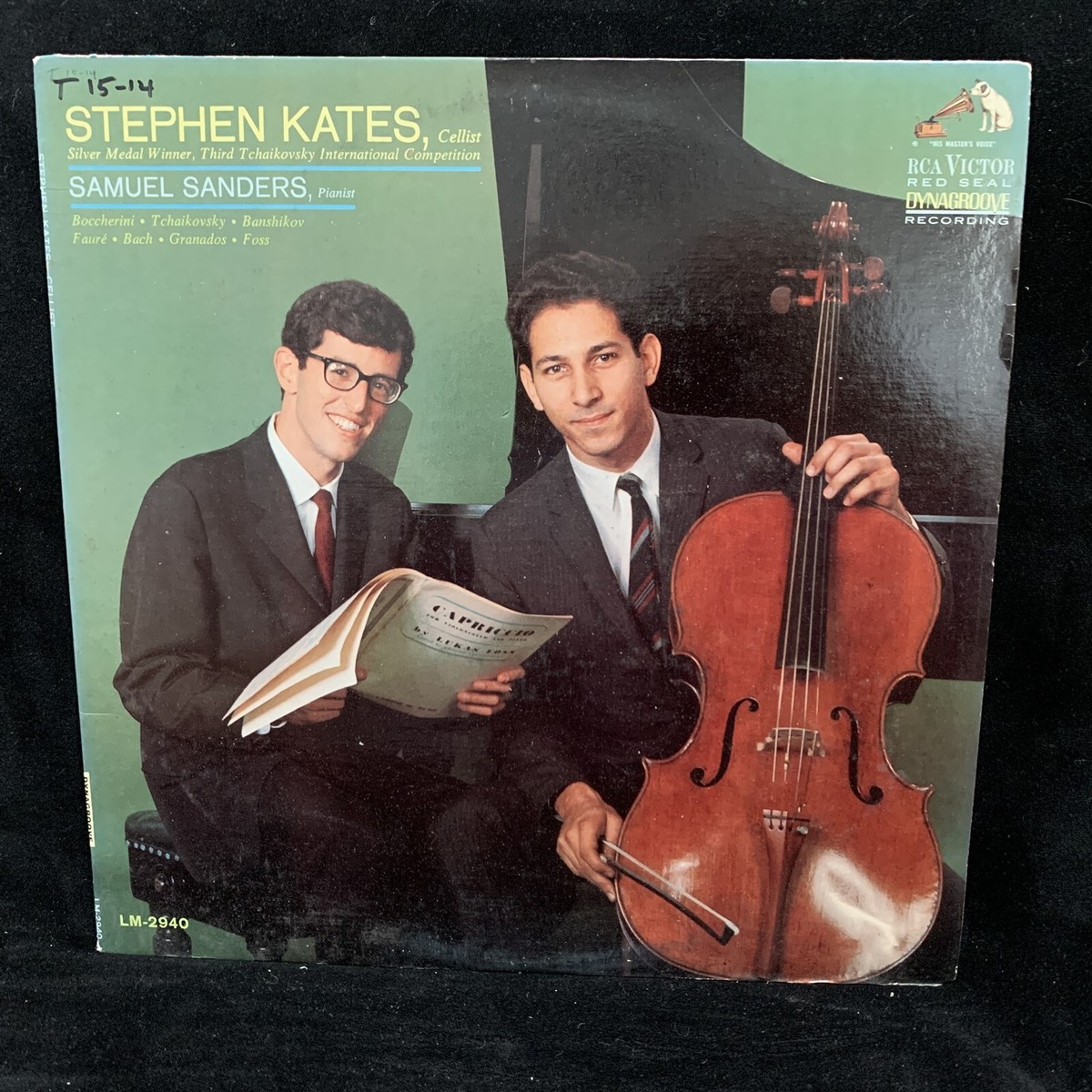 STEPHEN KATES cello with Samuel Sanders piano - RCA LM-2940