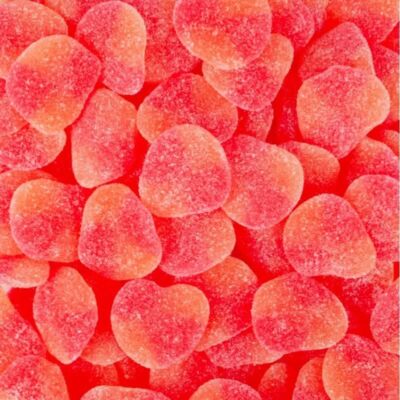 Bayside Candy Gummi Candy, Peaches - Gummi Peaches - Gummy Sweet Peaches (2LB)