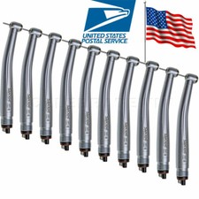 10 PCS Dental High Speed Handpiece Push Button Turbine 4 Hole NSK Pana Max Style