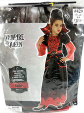 Vampire Queen Costume Child Small 4-6