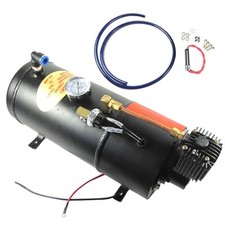 Air Horn Air Compressor 12v Truck Pickup On Board With 3 Liter Tank 150psi Dc