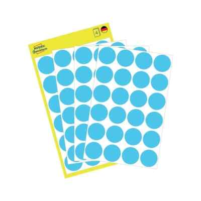 Avery Zweckform 96x Markierungspunkte Klebepunkte Etiketten blau 18mm Aufkleber
