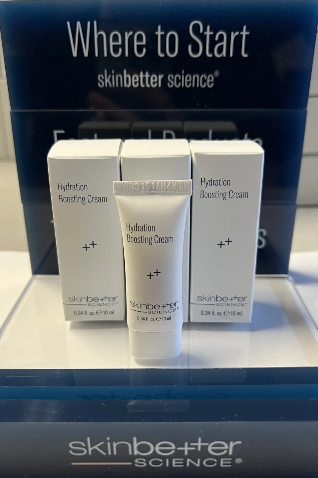 SkinBetter Science Hydration Boosting Cream 30ml (3*10ml) NEW In Box FREE SHIPPI