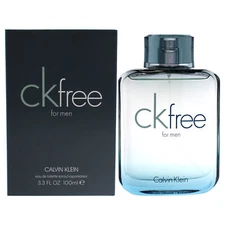 CK Free by Calvin Klein for Men - 3.4 oz EDT Spray