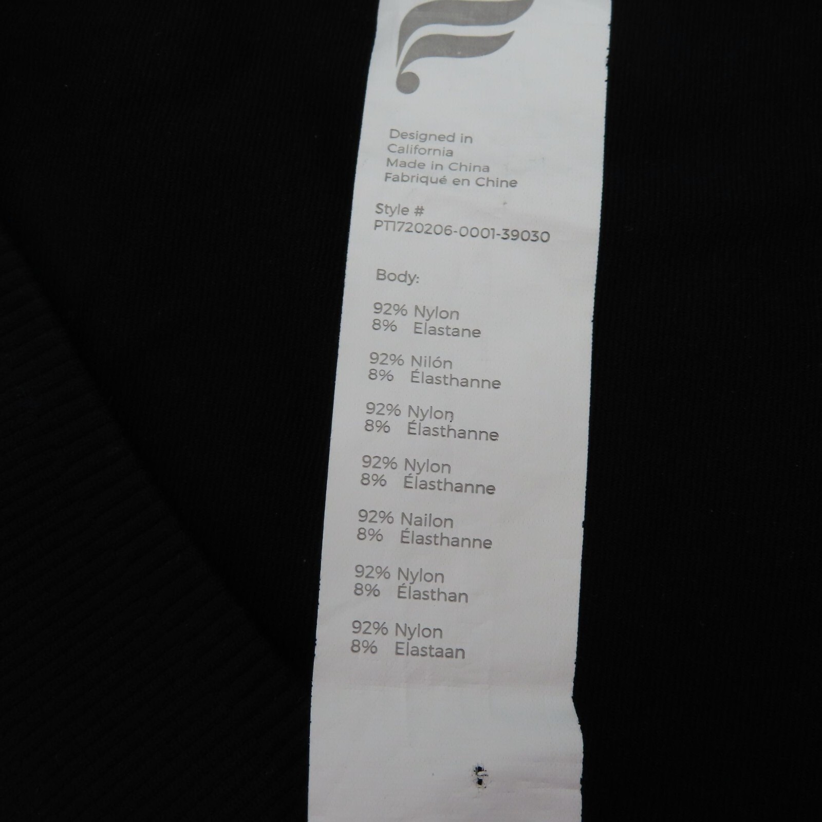 Fabletics Women Small Solid Black Perforated Calf… - image 10