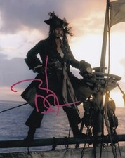 JOHNNY DEPP signed autograph 20x25cm PIRATES in person autograph SPARROW ACOA