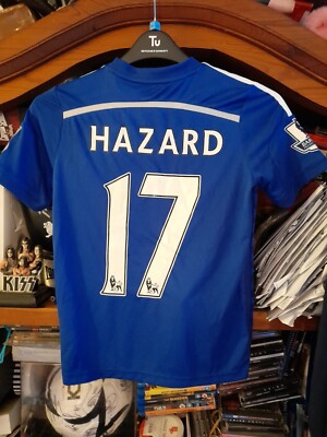 Chelsea FC HAZARD 17 ホームシャツ 2012/2013 - Chelsea Home Shirt [#17 HAZARD] Adidas - S