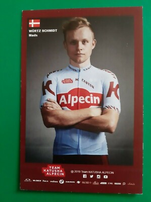 CYCLING cycling card MADS WURTZ SCHMIDT team KATUSHA ALPECIN 2019