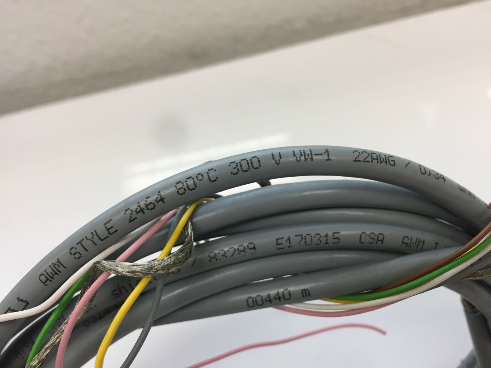 AWM STYLE 2464 80C 300V VW1 Cable with Round Female 8pin Port eBay