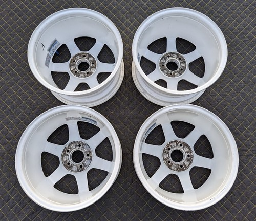 JDM RAYS VOLK RACING TE37C 15inch 100x5 Set4 Wheels japan Racing - Picture 6 of 8