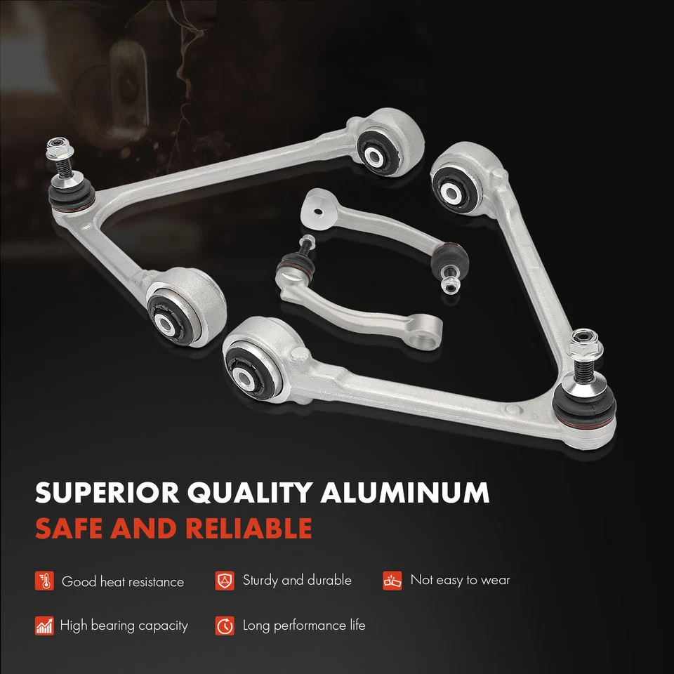 Brazo de control delantero y barra estabilizadora 6 piezas para Jaguar XJ 2011-2017 XJR 2014-2017 TRACCIÓN TRASERA Foto 4 de 4