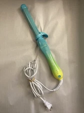BEACHWAVER B1 Rotating Curling Iron-Limited Edition NEON Ocean Ombre-Working!