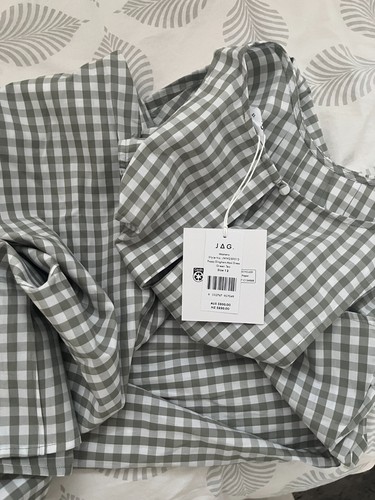 JAG Poppy Gingham Maxi Dress in Green Tea – Size 12 - 5+ items free AU post - Picture 9 of 11