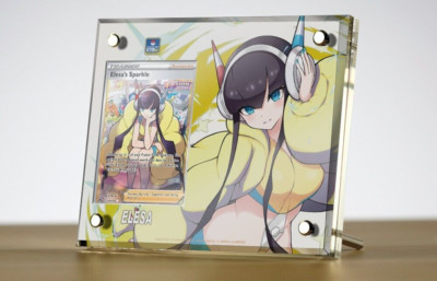 Pokémon PTCG Japanese version カミツレ Elesa Exclusive Acrylica Brick Card Display