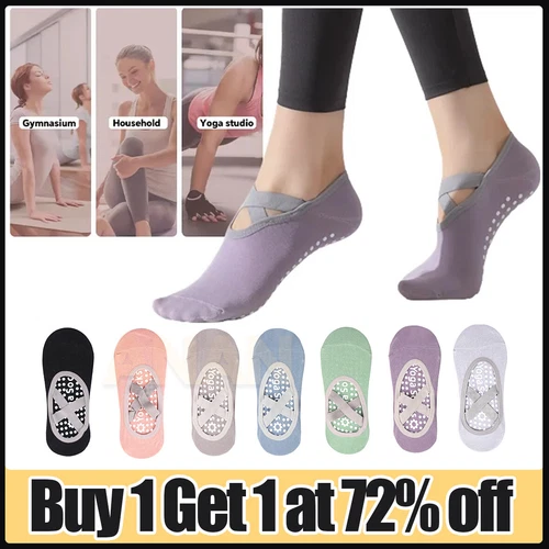Mujeres Calcetines de Yoga Antideslizantes*Agarre Pilates Barra Ballet Danza Gimnasio Deporte Fitness* - Imagen 1 de 19