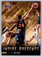 2012-13 Panini Threads Basketball Inside Presence JaVale McGee Nuggets #20