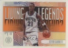 2019-20 Panini Illusions Living Legends Orange Kevin Garnett #5 HOF 06b6