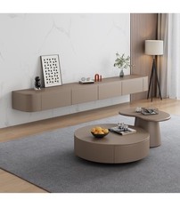 Credenza sospesa moderna 4 ante in legno 20x24 cm lunghezza 200 cm