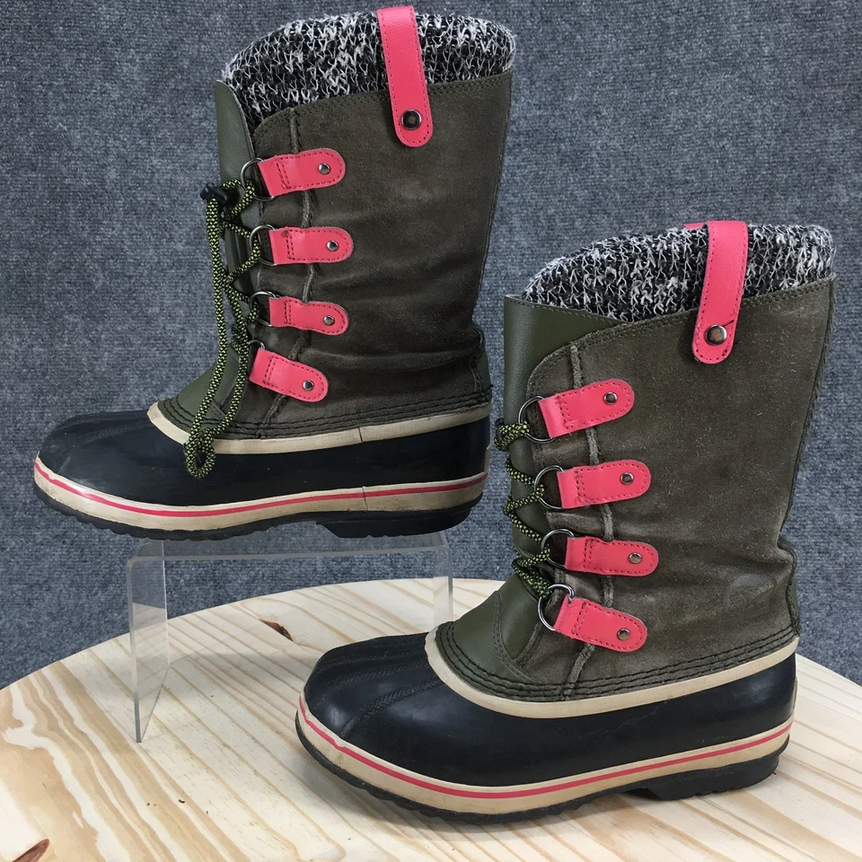 Sorel 防水冬季靴 青少年 6 Joan Of Arctic 橄榄绿 NY2413-383 — 第 2/4 张图片