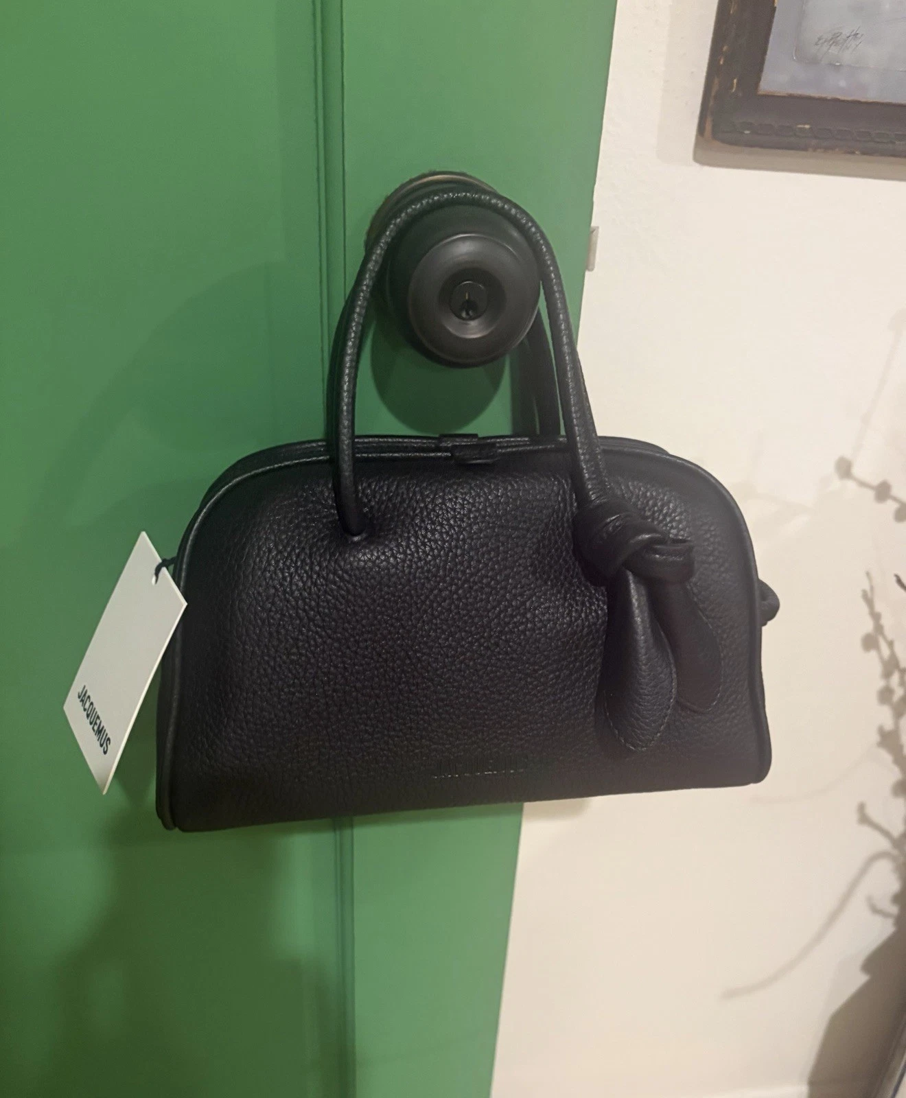 Jacquemus — CURRENT NWT Jacquemus Women Le Turismo Leather Bowling Shoulder Bag Black $1390.