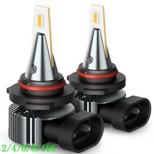 AUXITO H10 LED Fog Driving Light Bulb Golden Yellow Super Bright Lamp 2/10X
