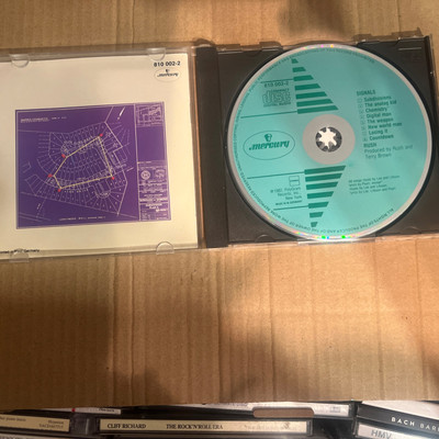 Rush Signals CD Green Arrow press Mercury 