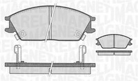 Bremsbelagsatz Scheibenbremse Magneti Marelli 363916060459 FüR Hyundai Getz TB 2