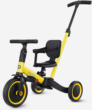 NEWYOO 5-in-1 Balance Bike Tricycle, 3-Wheel, Yellow, TR007, Ages 1-4 Rare Color