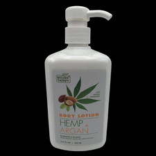Natural Therapy Hemp Argan Body Lotion 16.9 oz Hydrating Nourishing Soft Skin