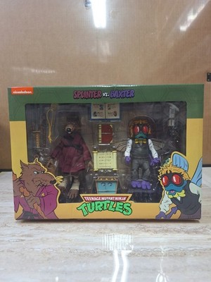 NECA Target Exclusive Teenage Mutant Ninja Turtles Splinter vs Baxter 2 Pack