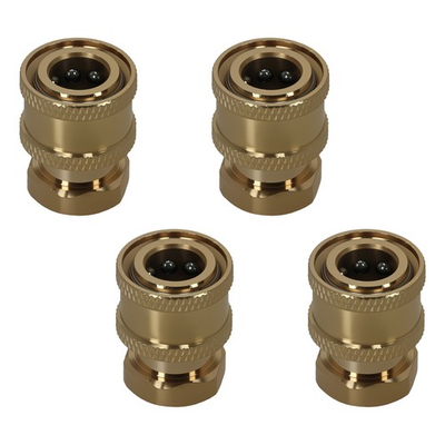 #ad 1 4quot; Quick Connect Brass Adapter to Female NPT for Pressure Washer Gun System $16.88