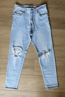 Celebrity Pink The Iconic Jeans Distressed High Rise Light Wash Size 7/ 29 NEW