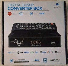 Ematic digital tv tuner converter box with recorder