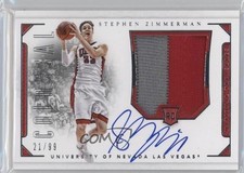 2016 Panini National Treasures Collegiate 21/99 Stephen Zimmerman #123 Auto 0c6
