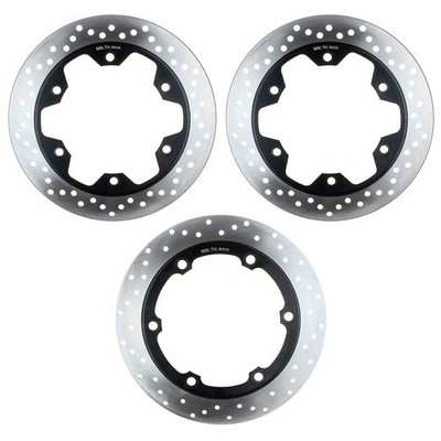 Interceptor 700 For Honda Front Rear Brake Rotors VFR750F 86-87 CBR750 Hurricane