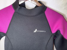 OBOYSDEPYJ SCUBA WETSUIT DIVING OR SURFING WATER SPORTS SIZE, SMALL PINK BLACK
