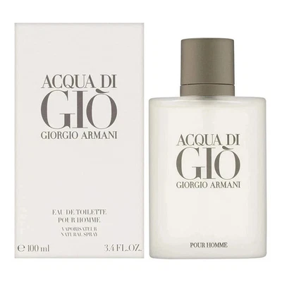 Giorgio Armani Acqua di Gio Eau de Toilette 100ml EDT Spray New & Sealed 50% Off