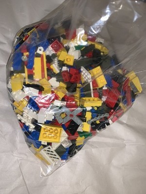 Bulk Assorted Random Lego Parts and Pieces 2 Pounds  Everything Pictured 1980s ?